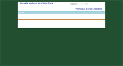 Desktop Screenshot of capacitacionenlinea.escuelajudicial.ac.cr