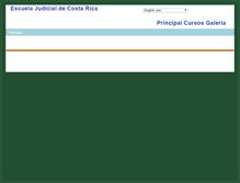 Tablet Screenshot of capacitacionenlinea.escuelajudicial.ac.cr